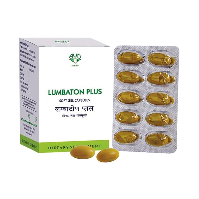 AVN Lumbaton Plus Soft Gel Capsule- 60 nos