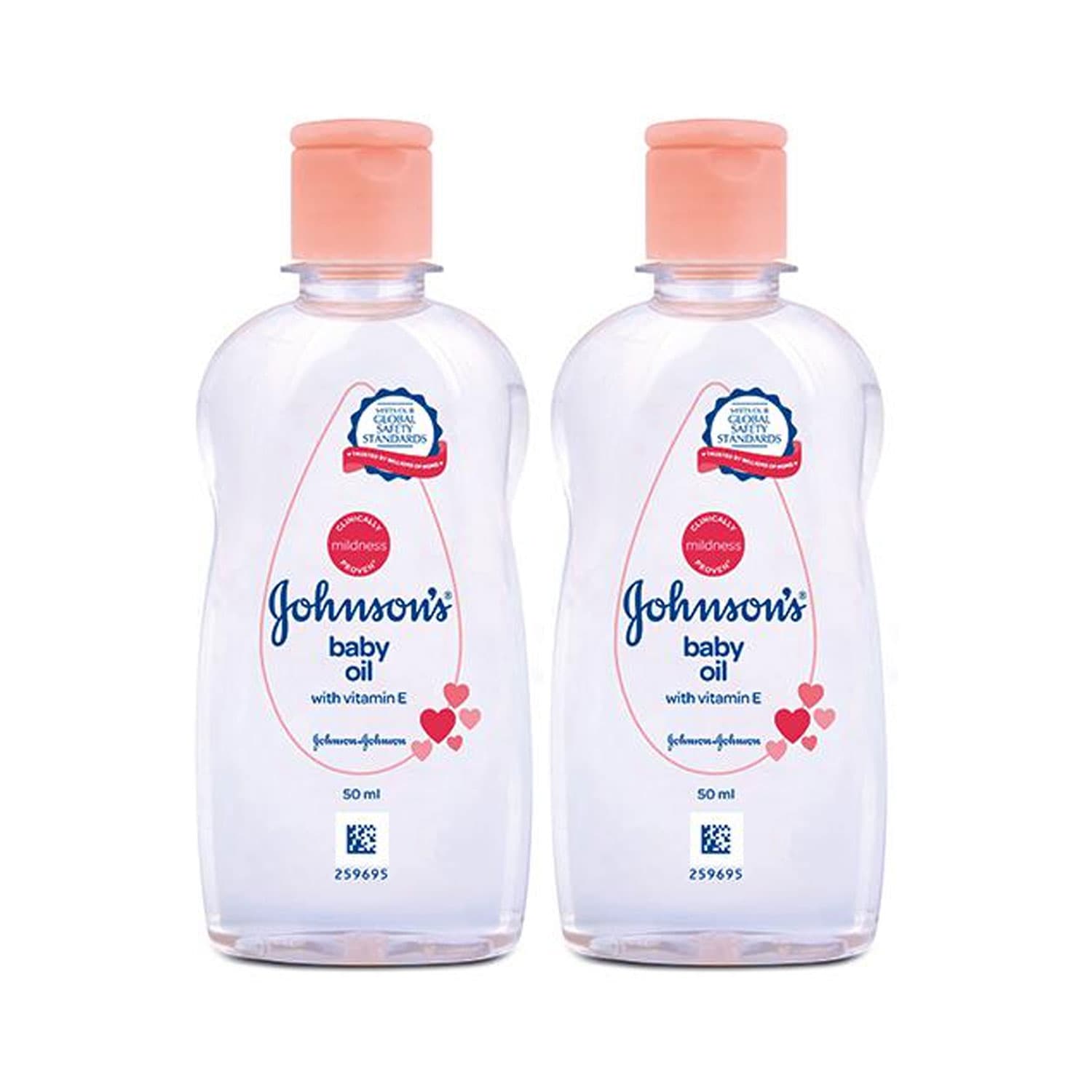 Johnson’s Baby Oil 50ml - (Pack of 2)