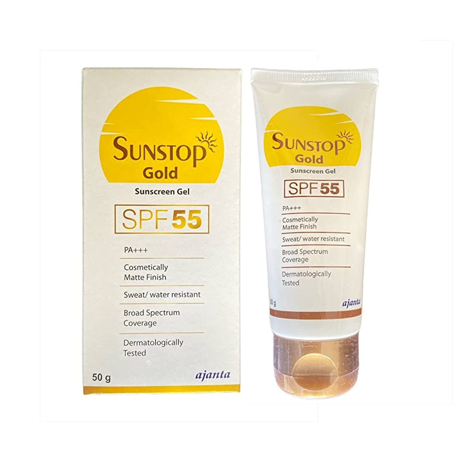 Sunstop Gold Sunscreen Gel SPF 55- 50gm