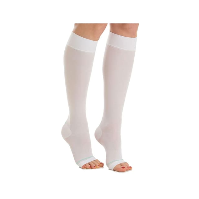Relaxsan Knee High Open Toe Anti Embolism Stockings M0350A (Medium)