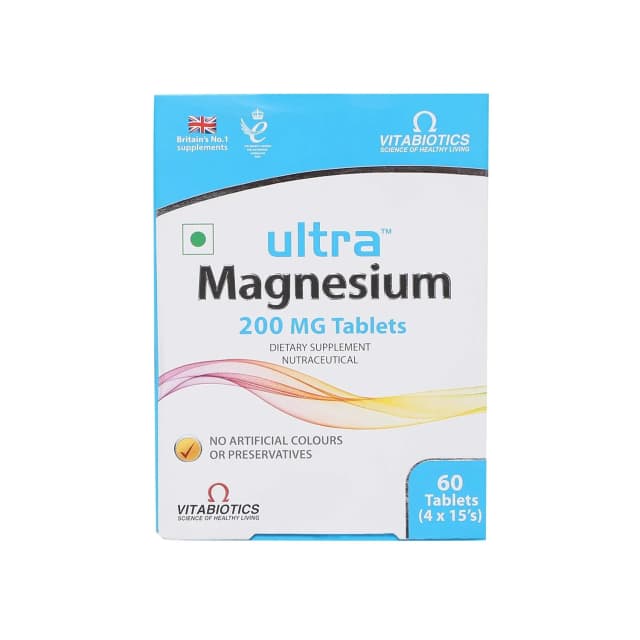 Vitabiotics Ultra Magnesium 60 Tablets – Magnesium Supplement