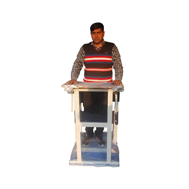 Albio CP Standing Frame Adult with Height Adjustable Activity Table- Metallic Frame