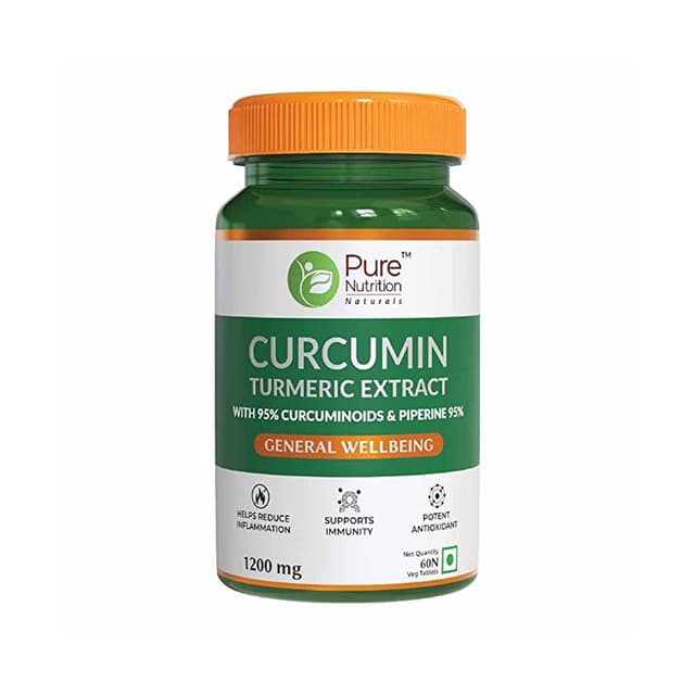 Pure Nutrition Curcumin (Bioactive Curcumin) 60 Veg Capsules