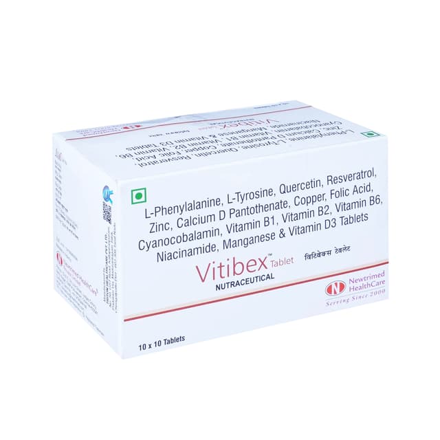Newtrimed Vitibex Tablet for Vitiligo 10nos