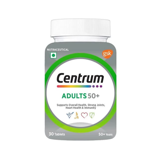 Centrum Adult 50+ Multi Vitamins Tablet 30's