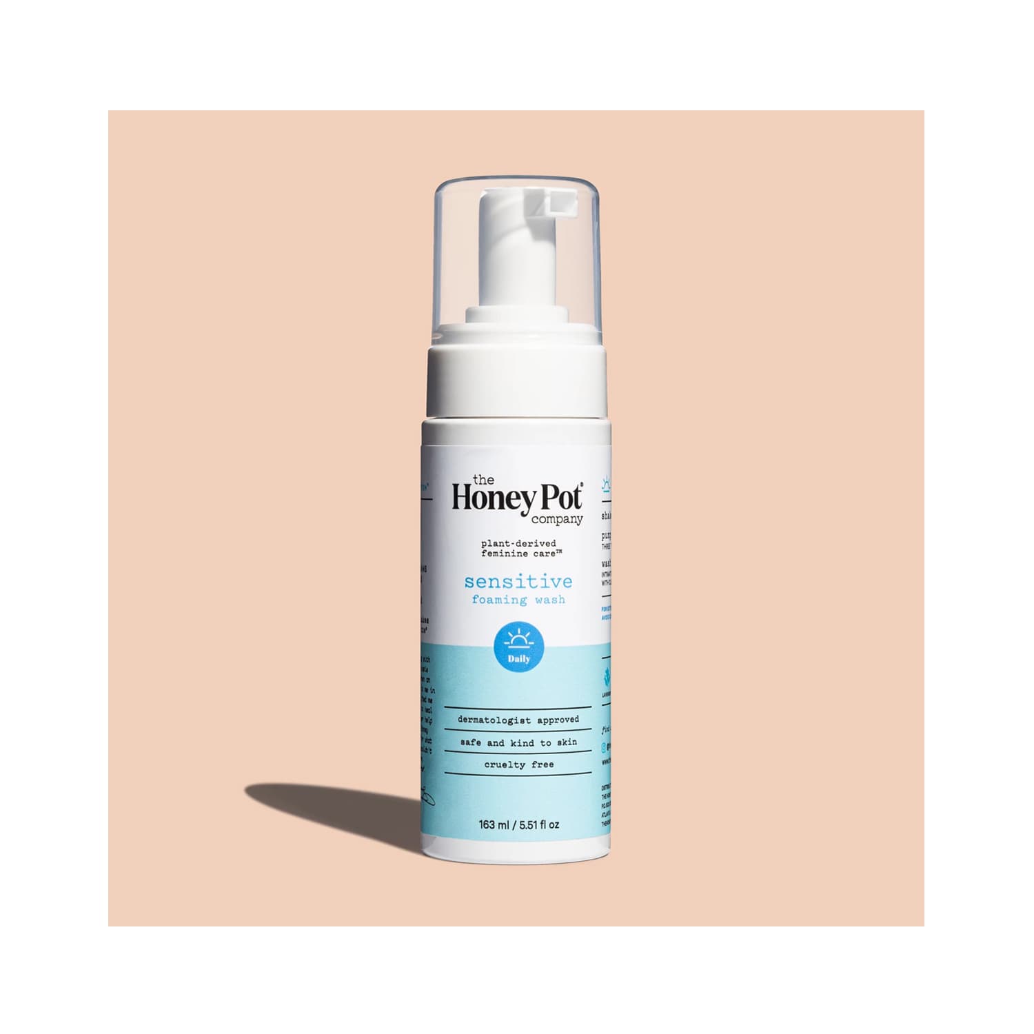 The Honey Pot Plant Derived Feminine Care Sensitive Foaming Wash