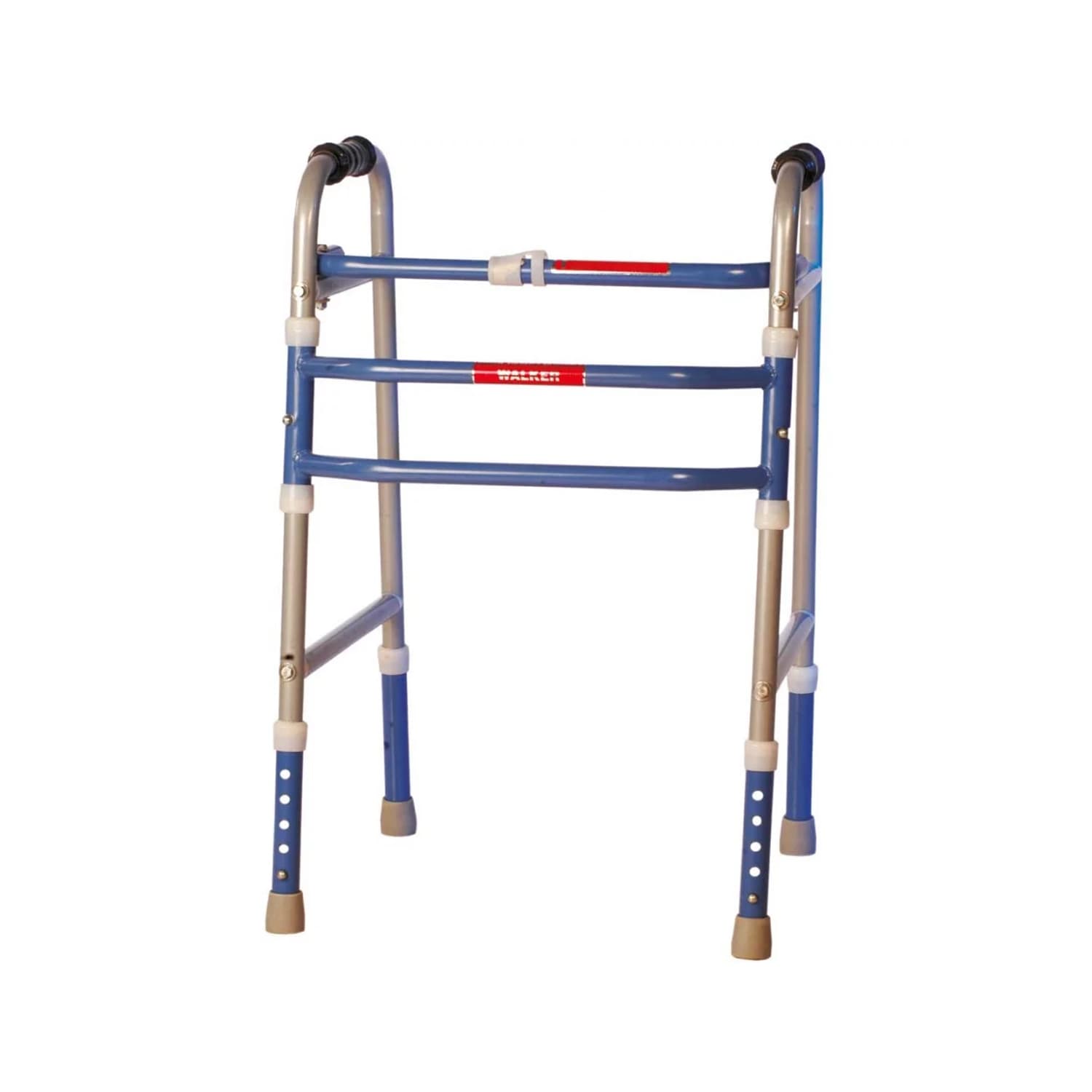 Vissco Invalid Foldable Adjustable Walker without Castors - Universal (Plain)