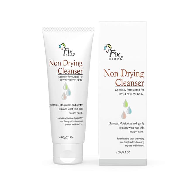 FixDERMA Non Drying Cleanser for Dry Sensitive Skin (60gm)