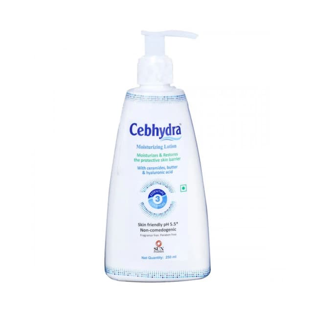 Cebhydra Moisturizing Lotion with Ceramides, Butter and Hyaluronic Acid 250ml