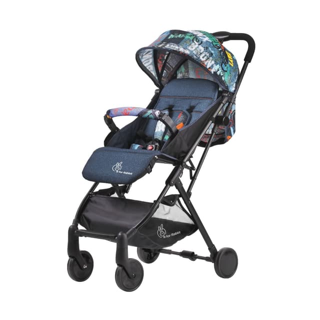 R for Rabbit Pocket Stroller Lite For Baby 0 To 3+Years (Grey)