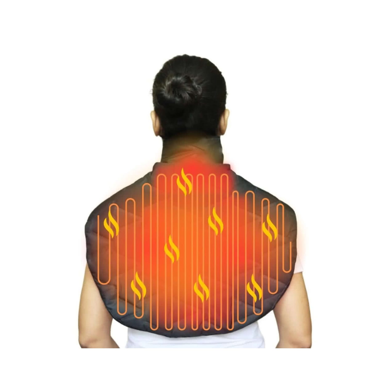 SandPuppy Cerviwrap 230V (Electric FIR Heating Pad for Back, Neck, Cervical, Shoulder, Scapula)