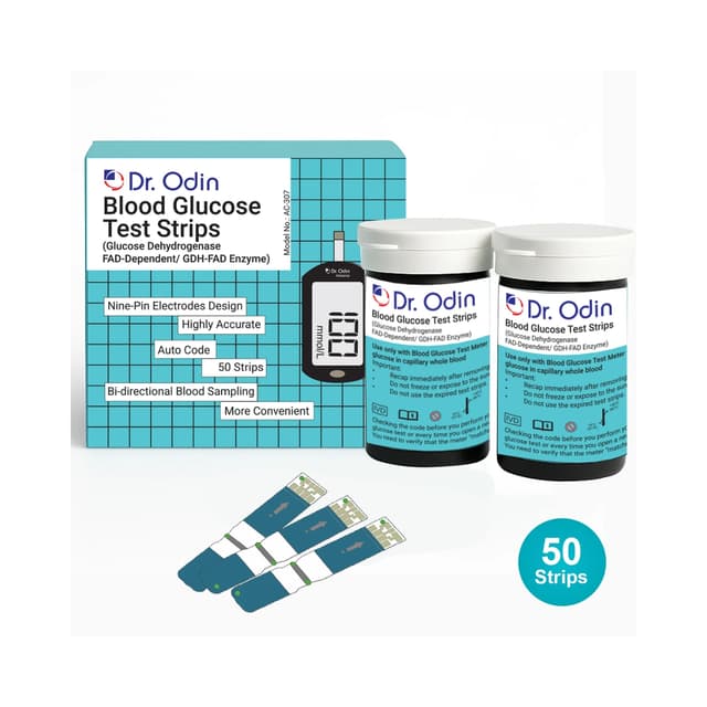 Dr. Odin Blood Glucose Test Strips AC307 GDH (50 Strips)