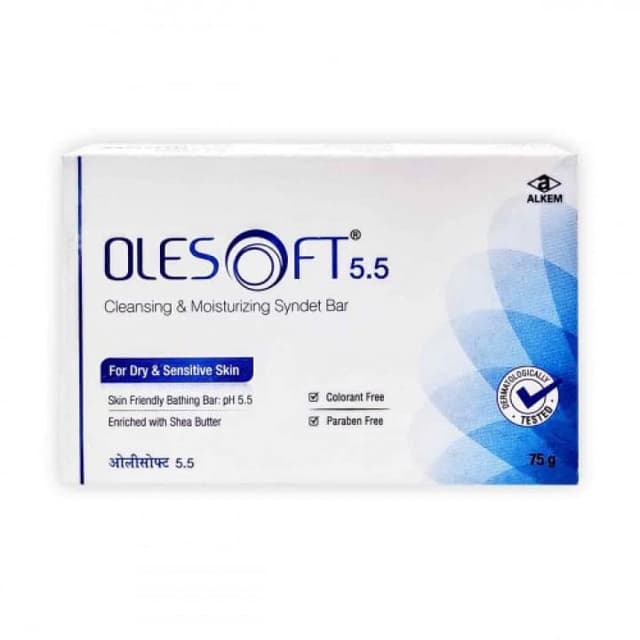 Olesoft Moisturising Soap with pH 5.5- 75gm