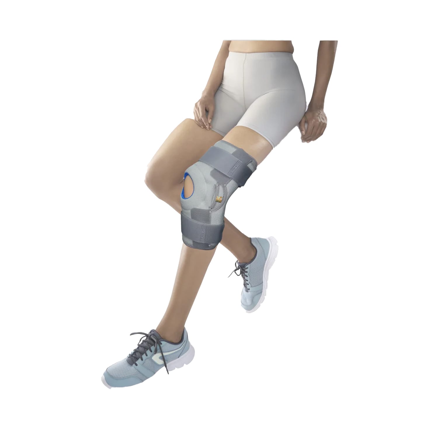 Vissco Neoprene Hinged Patella Knee Brace Medium- (P.C. No.1404A)