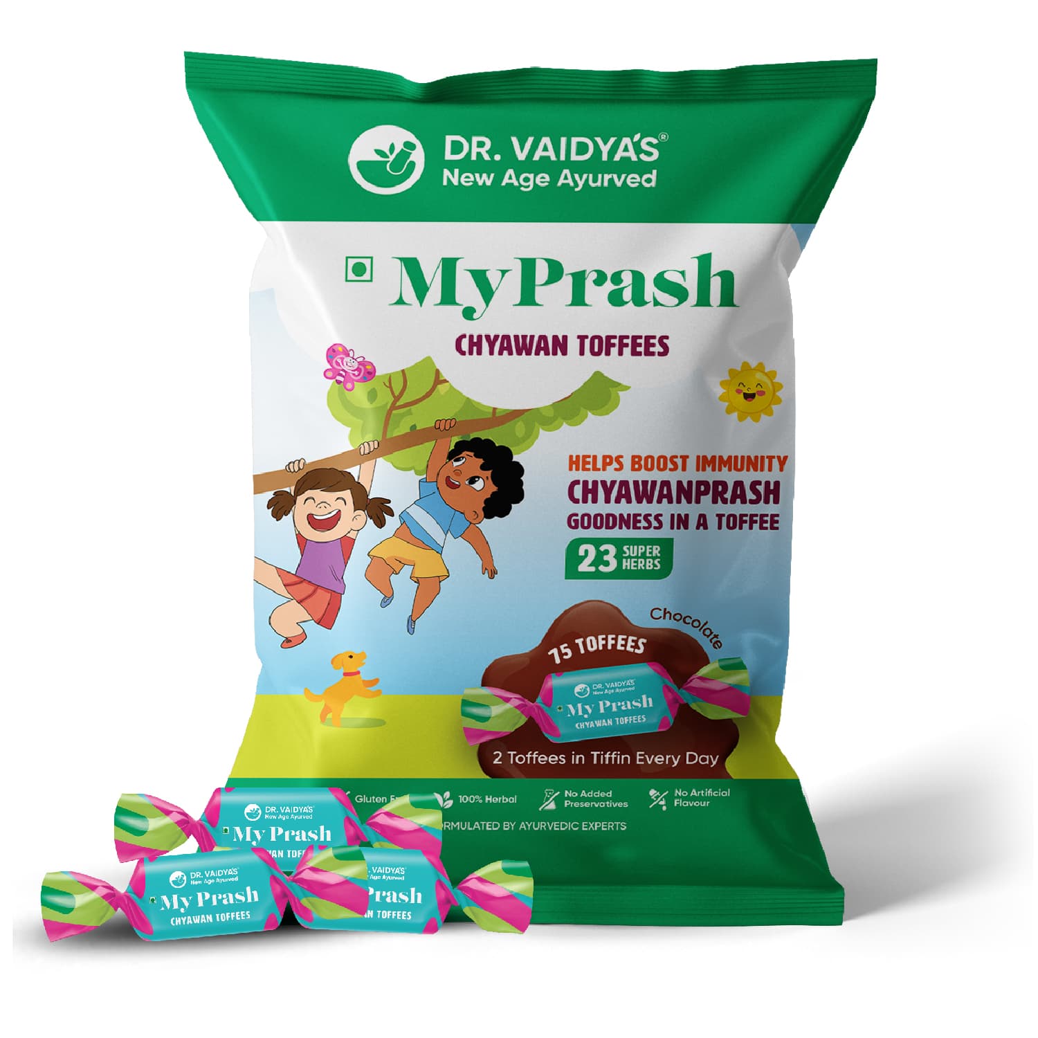 Dr Vaidyas My Prash Chyawan Toffees (75 Toffees)