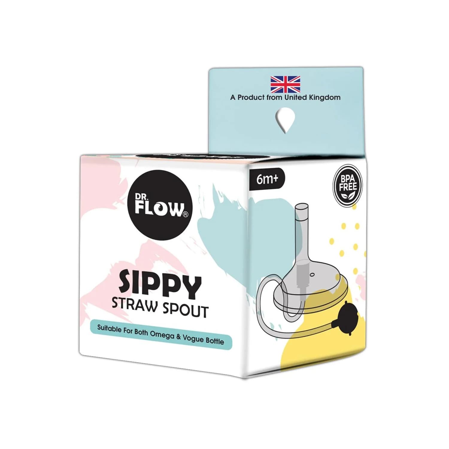 Dr.Flow Sippy Straw Spout for Babies from 6+ Months