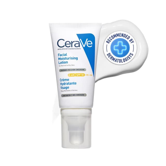 CeraVe Facial Moisturising Lotion AM SPF 50 (52 ml)