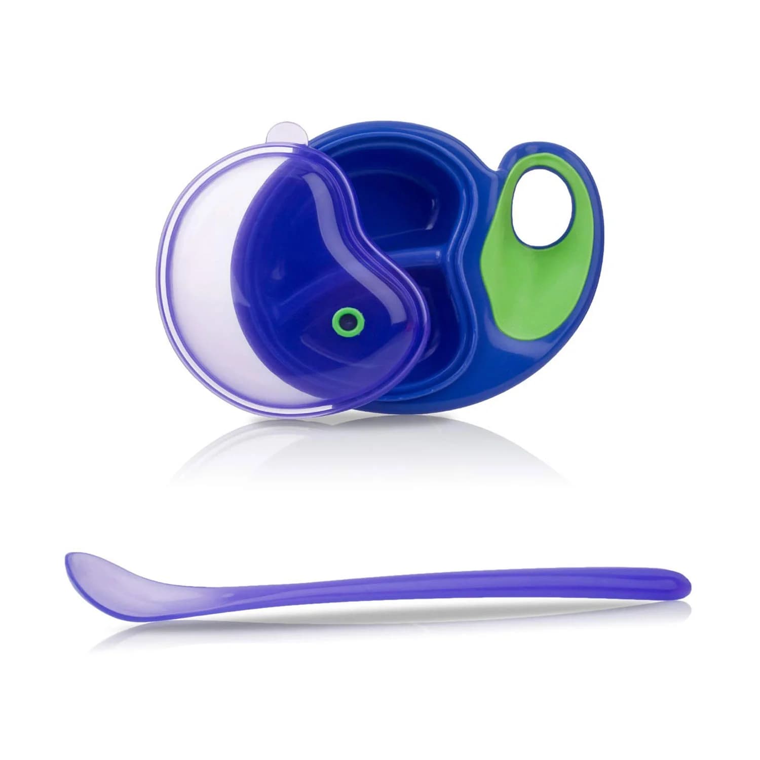Nuby Easy Grip Bowl with Spoon for Babies from4+ Months