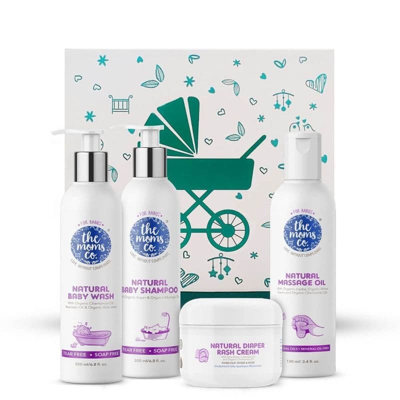 The Moms Co Natural Baby Care with Ribbon Gift Box