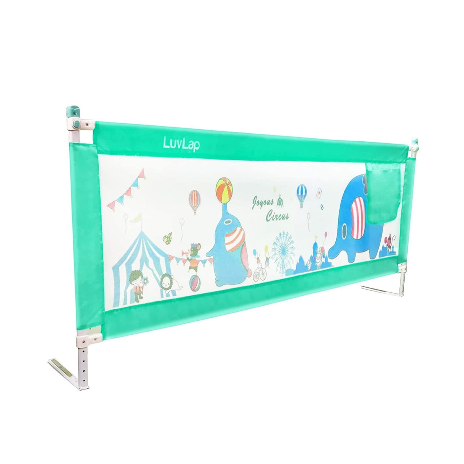 LuvLap Comfy Baby Bed Rails Blue (M.No 18884)