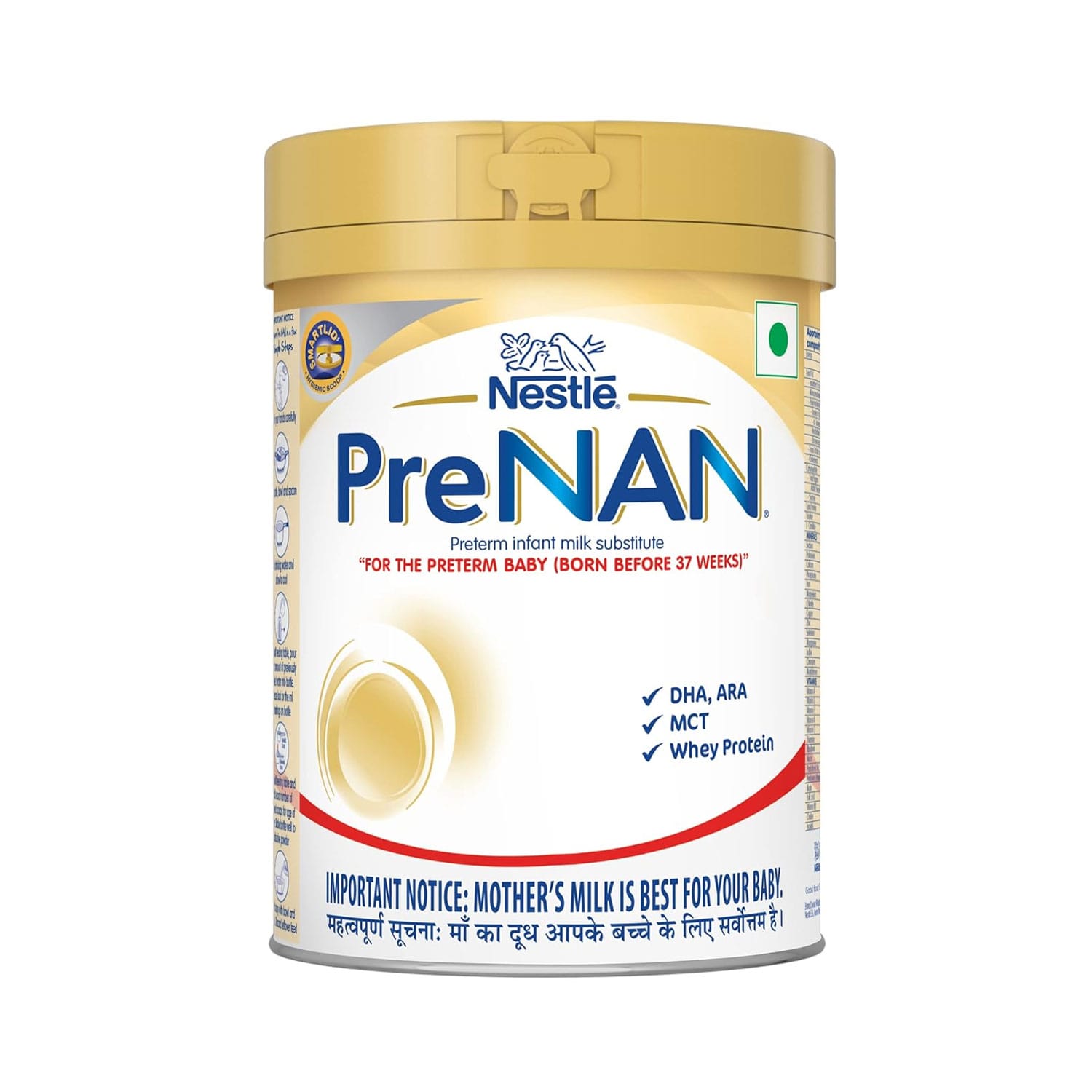 Nestle Pre Nan For Premature Baby/Low Birth Weight , Born Before 37 Weeks/Less Than 2.5 kg Baby weight, 400 gm Tin