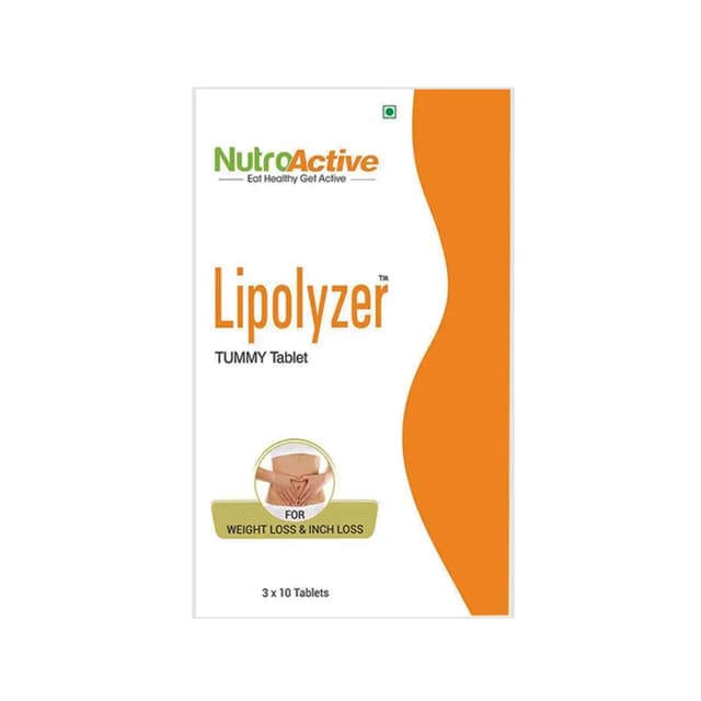 Nutroactive Lipolyzer Tummy Tablets (3x10 Tablets)
