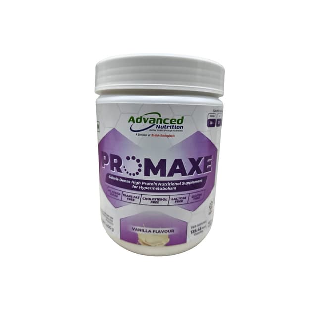 Promaxe Calorie Dense Nutritional Powder for Hypermetabolism Vanilla Flavour 400g (Jar)