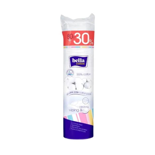 Bella Cotton pads (80 Pieces + 30% Extra)
