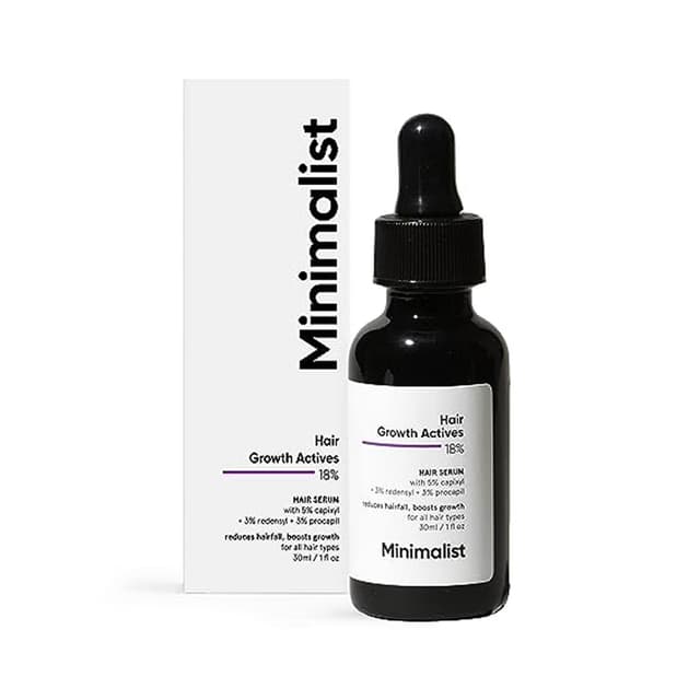 Minimalist 18% Hair Growth Serum for Hair Fall Control & Hair Growth(30ml)