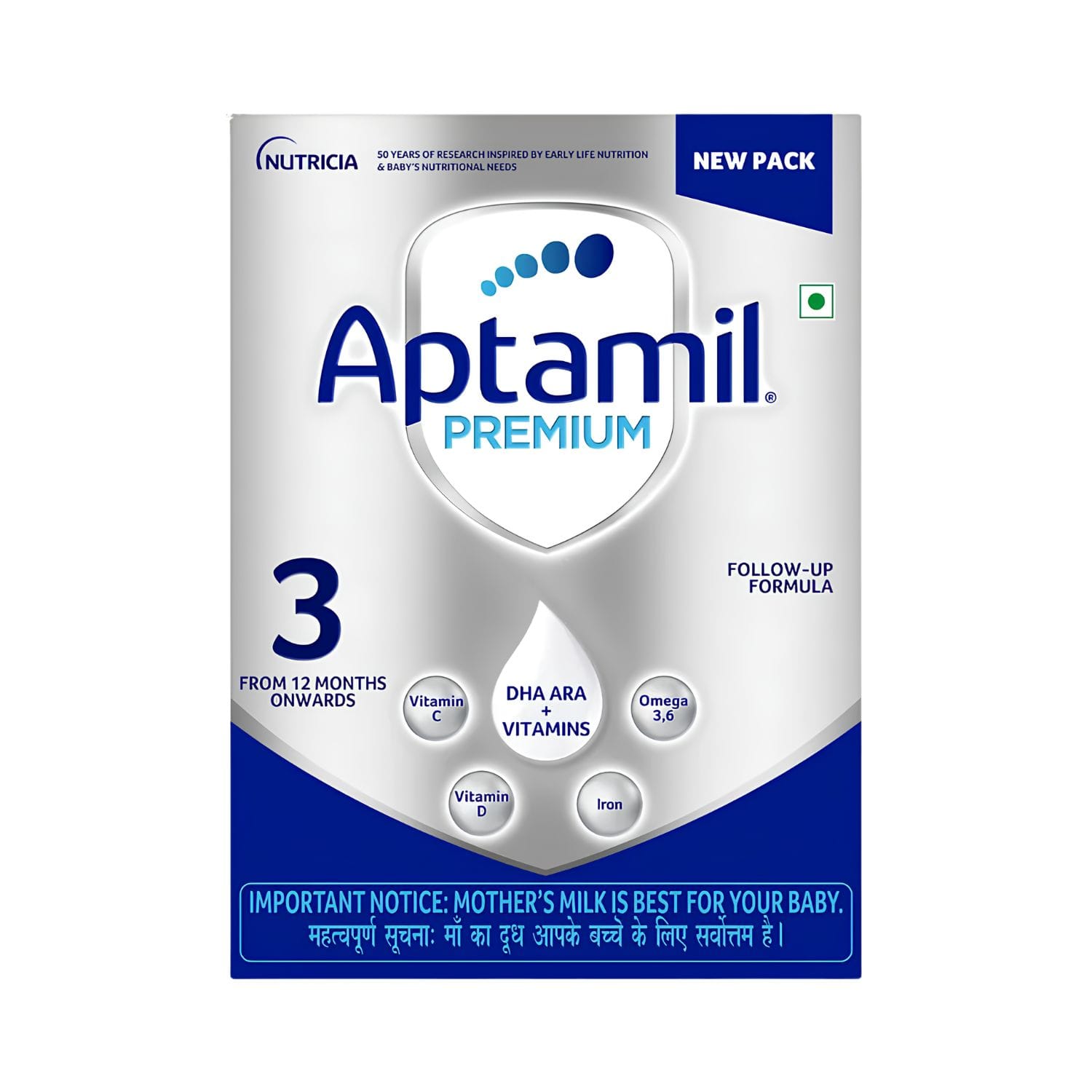 Aptamil Premium Stage 3 Infant Follow-Up Formula Powder After 12 Months (Formerly Known as Dexolac Premium 3 Follow-Up Formula) – 400g