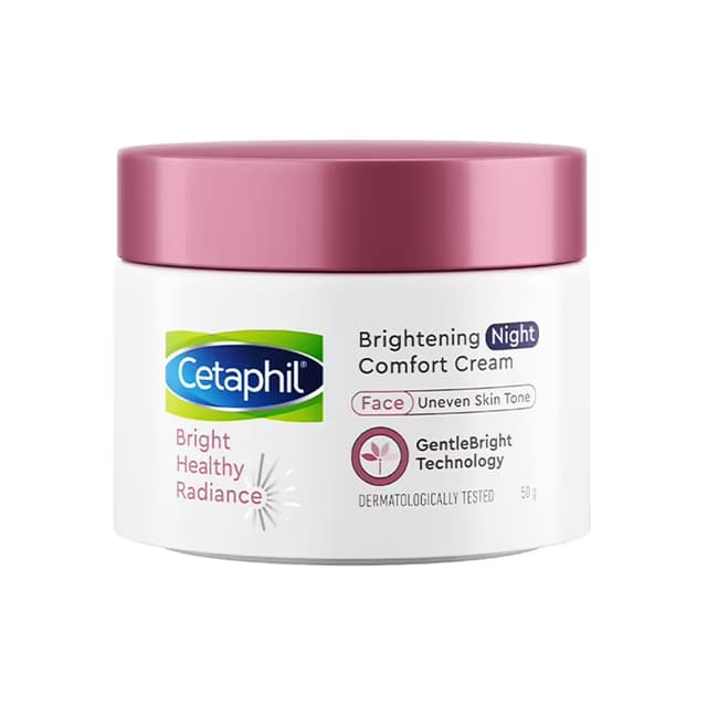 Cetaphil Brightening Night Comfort Cream 50g for Dark Spots & Uneven Skin Tone