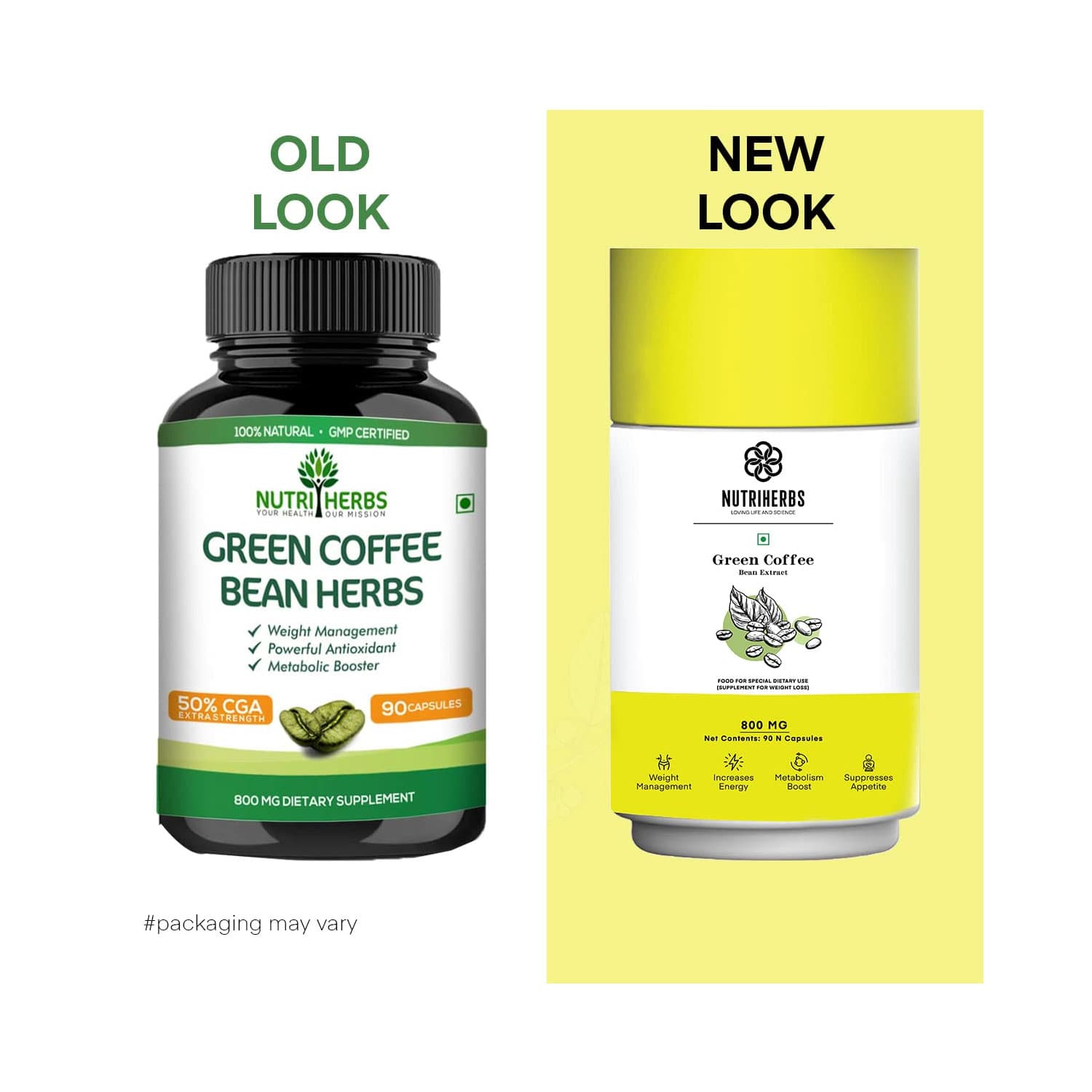 Nutriherbs Green Coffee Bean Herbs 90 Capsules