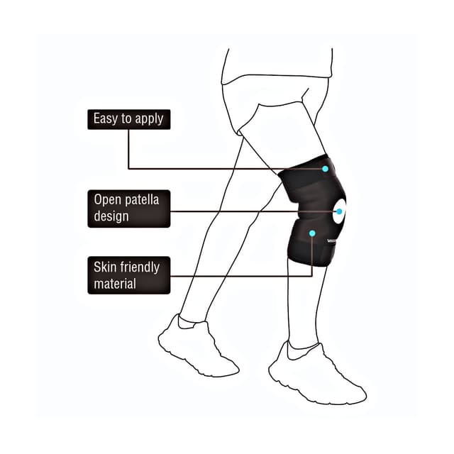 Vissco Functional Knee Wrap Standard Large (P.C. No. 0732)